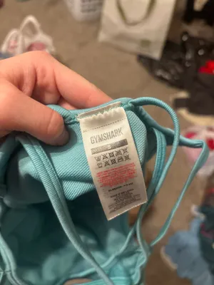 Gymshark Teal Sports Blue Bra thumbnail 5