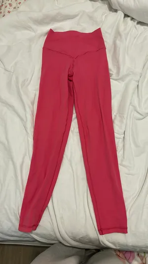 Pink Aerie Crossover Leggings thumbnail 1