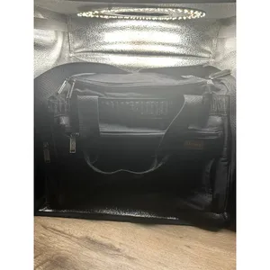 Rome Black Canvas Travel Duffel Bag Weekend Overnight Gym Bag with‎ Strap thumbnail 7