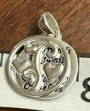 925 Sterling Silver Pendant Girlfriend thumbnail 1