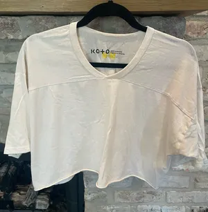 White Cropped T thumbnail 1