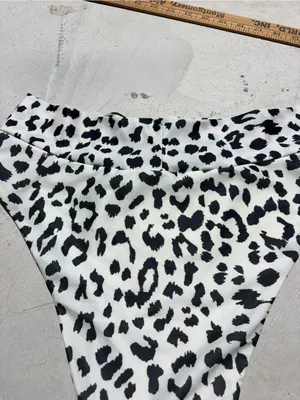 Aerie high cut cheeky Leopard Print Bikini Bottoms XL thumbnail 5