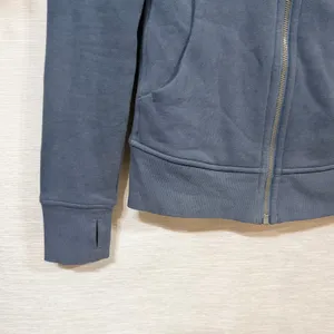 Lululemon Scuba Full Zip Hoodie Dark Blue LW4AWMS Womens Size 4 Sweatshirt thumbnail 3