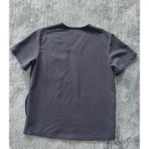FIGS Women's Technical Collection Scrub Top Gray Short Sleeve V Neck Pocket Sz M thumbnail 5