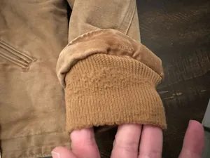 Carhartt J141-211 Washed Duck Sierra Sherpa Lined Jacket Sz Large L Tall Tan thumbnail 8