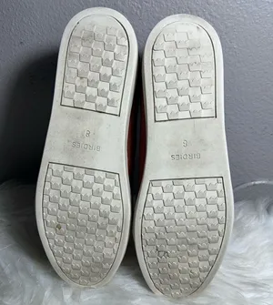 Birdies The Swift Slip-On Sneaker Suede Leather Flats Nutmeg Orange Size thumbnail 9