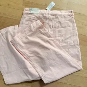 NWT American Eagle Super High-Rise Wide Leg Carpenter Pants Pink 10 Short 30w thumbnail 5