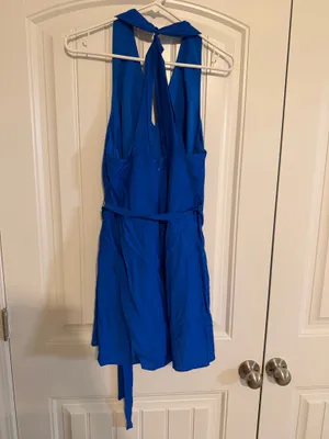 Antonio Melani Blue Romper With Belt thumbnail 2