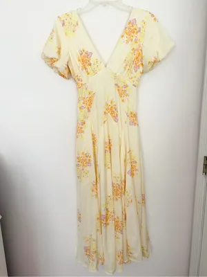 Free People Laura Printed Midi Dress thumbnail 2