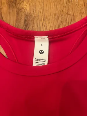 lululemon athletica Red Racerback Tank thumbnail 2