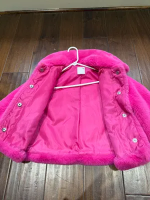 Pink Fluffy Jacket thumbnail 4