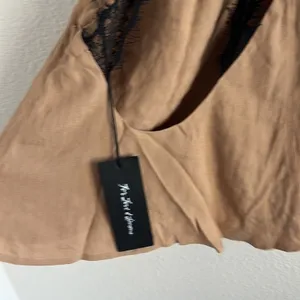 NWT For Love of Lemons Neutral Open Black Lace High Neck Tank Top XS thumbnail 5