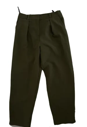 Topshop women's Dark Olive Slim dress Pants thumbnail 1