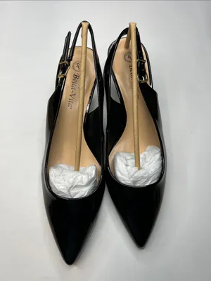 EXTRA WIDE Bella Vita Scarlett II Kitten-Heel Slingback Pumps 9.5WW thumbnail 6