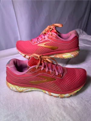 Brooks Women's Pink Athletic Running Shoe - Breathable Support thumbnail 2