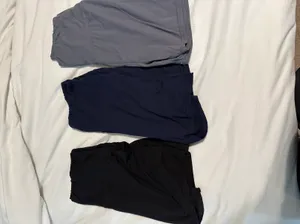 High Rise Black Bike Shorts Multiple Size L thumbnail 7