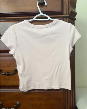 John Galt pink crop top thumbnail 2