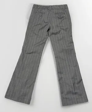 Vintage American Eagle gray with white pinstripe boot cut slacks thumbnail 2