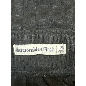Abercrombie & Fitch Womens Black Rib Knit High Rise Skinny Leggings Pants Sz XS thumbnail 4
