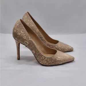 Michael Kors Womens Heels Size 6M Snakeskin Wedding Cocktail Party Evening Pumps thumbnail 2