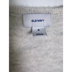 Old Navy Wm Med Open Front Marled Knit Cardigan Sweater Pockets Minimalist Basic thumbnail 2