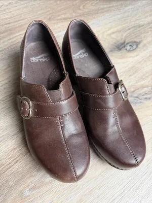 Dansko Leather Mary Jane Clogs Size 37 (US 6.5-7) thumbnail 1