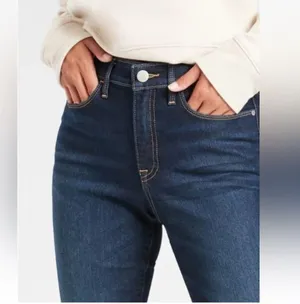 Athleta Sculptek Ultra Skinny Midnight Blue Jeans W1755 Sz 8 Petite thumbnail 4