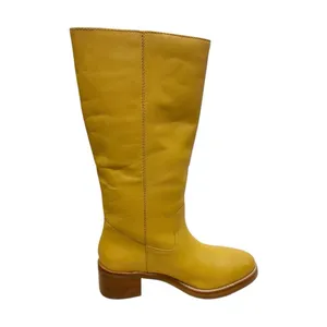 Frye Camryn Tall Banana Leather Boots Boho Western Riding Pull On 8.5 NWT thumbnail 8