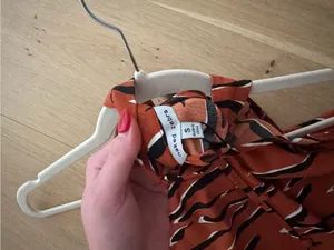 NWT Naked Zebra Rust Tiger-Print Halter Top thumbnail 6