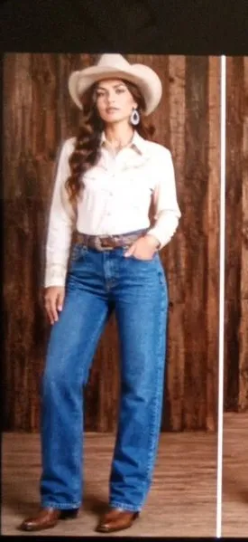 Rockies Vintage Relaxed High Rise Western Cowgirl 90s Womens Jeans Size 3/4 thumbnail 1