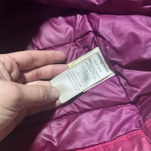 Patagonia Jacket Women's L Pink Down Sweater Hoody Hoodie Zip Up Lightweight thumbnail 8