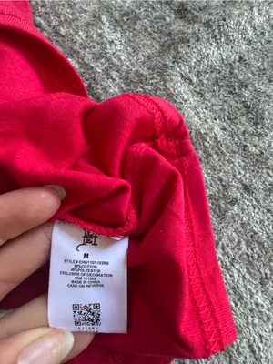 Ed Hardy Red Tee with Leopard and Flame Graphic thumbnail 7