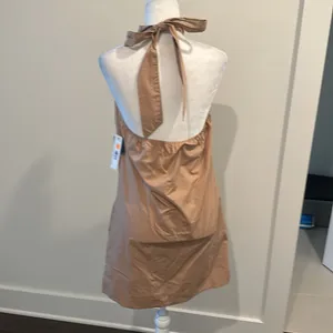 NWT RD Style Mel Poplin Mock Neck Halter Dress Sz M thumbnail 8