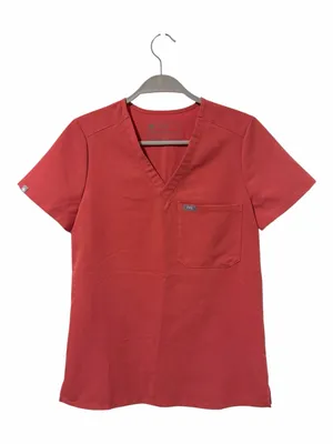 Figs Catarina Scrub Top Size XXS Clay thumbnail 2