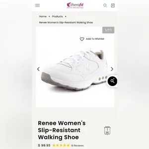 Therafit Renee SlipResistant Walking Sneaker Plantar Fasciitis/Foot Pain Sz 8 thumbnail 9