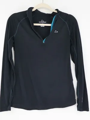 Paradox Merino Blend Base Layer Women’s M Black 1/4 Zip DriRelease Wool Blend thumbnail 1