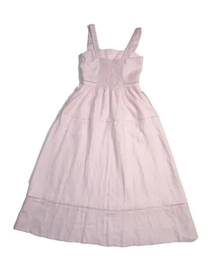 NWT Reformation Everett in Cherry Blossom Linen Sleeveless Tank Midi Dress 6 thumbnail 10