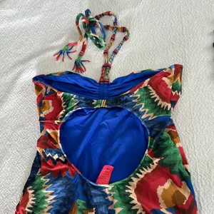 Farm Rio Chevron Toucans One Piece, size X-Small, $189 thumbnail 17
