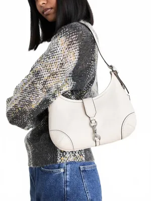 Coach Originals Hamptons 2005 Hobo Shoulder Bag NWT Silver/Chalk thumbnail 1