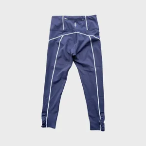 Free People You’re a Peach Leggings Women’s Small Blue High Rise Cropped thumbnail 4