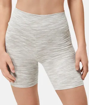 Outdoor Voices Flow 7" Bike Shorts Heathered Oatmeal Size S Small thumbnail 1