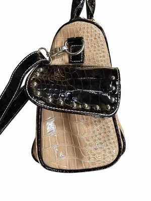 Y2K Western Cross Studded Handbag and Crossbody Cowboy Chic McBling thumbnail 3
