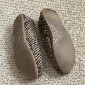 Tom’s Alpargata Slip On Shoes Loafers Alpargata Brown Herringbone Used Women’s 8 thumbnail 7