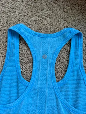 lululemon athletica Bright Turquoise Racerback Tank thumbnail 4