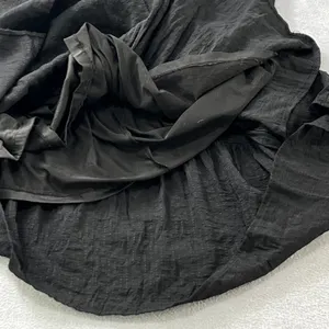 August Sky Smocked Maxi Dress S Black Long Sleeve Square Neck Cottagecore‎ Boho thumbnail 9