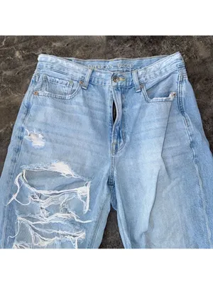 American Eagle Outfitters Mom Straight Jean Size 6 thumbnail 3