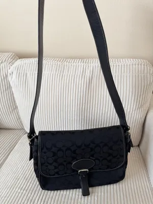 Coach Black Canvas Crossbody thumbnail 3