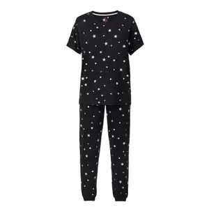 Secret Treasures Womens Pajama Set Size M Black 2-Piece Top Joggers Sleepwear thumbnail 5