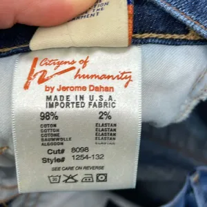Citizens of Humanity by Jerome Dahan Blue Jeans women’s size 24 thumbnail 13