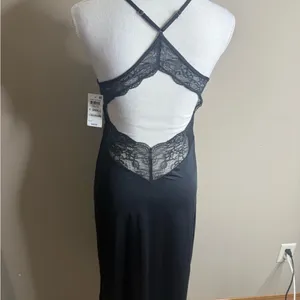 NWT INC International Concepts Black Chemise with Spaghetti Straps thumbnail 11